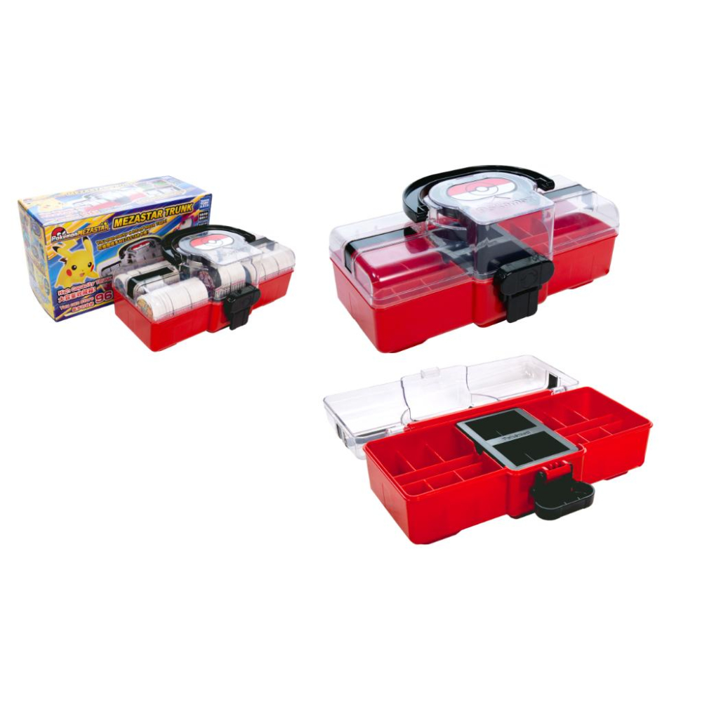 TAKARA TOMY寶可夢Mezastar 96入卡匣收納箱-細節圖3