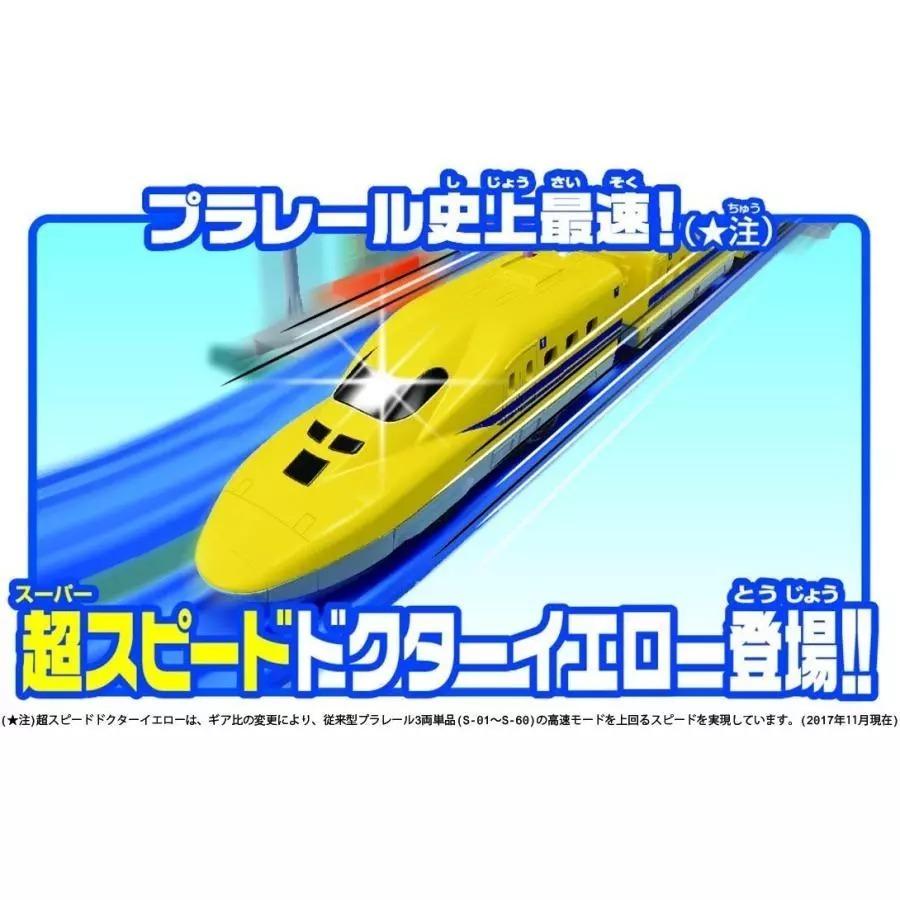 PLARAIL 鐵道王國 自動變速黃博士號車組-細節圖6