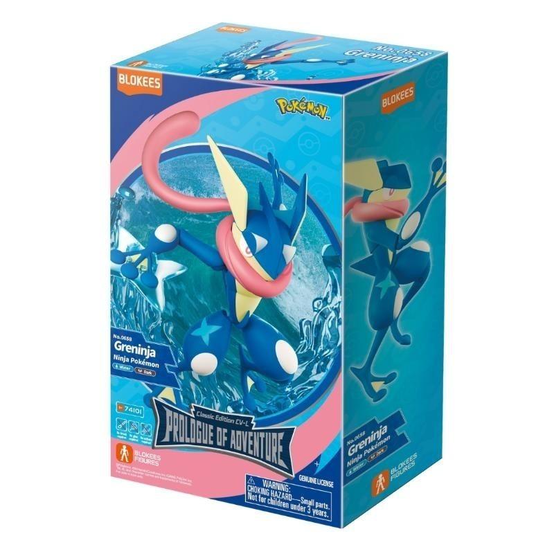 現貨 正版 寶可夢公仔 玩具 Blokees寶可夢經典版L- 甲賀忍蛙-細節圖4