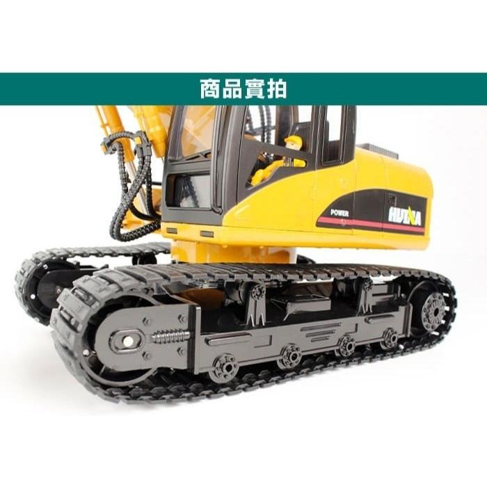 HUINA 1:14 15通道挖土機(附3合1合金工具頭)-細節圖5