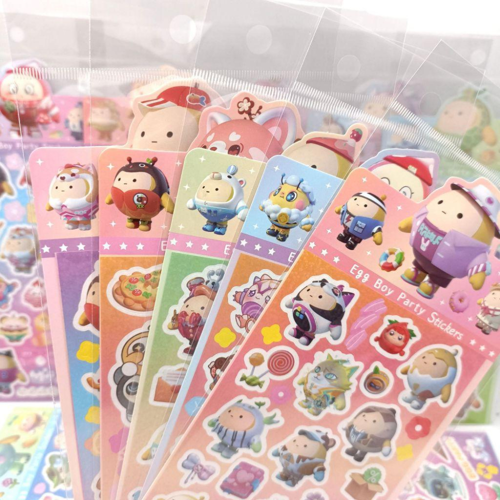 蛋仔派對 雷射貼紙 隨機出貨 鐳射貼紙 咕卡貼紙-細節圖3