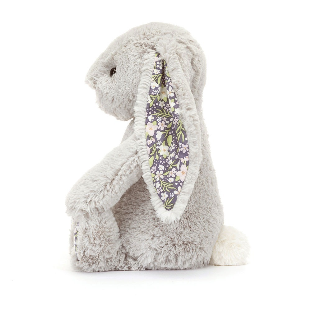 Jellycat 23公分高 碎花灰兔子 玩偶 保證正品-細節圖4