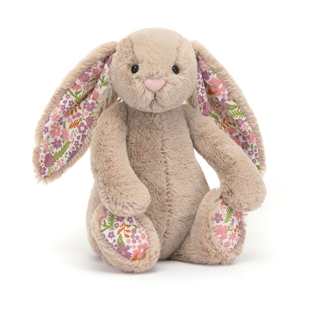 Jellycat 23公分高 碎花拿鐵兔子 玩偶 保證正品-細節圖2