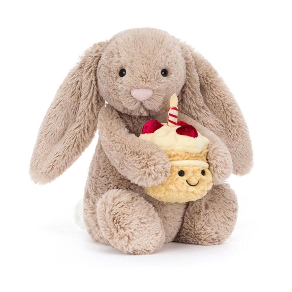 Jellycat 生日蛋糕兔子 玩偶 保證正品-細節圖4
