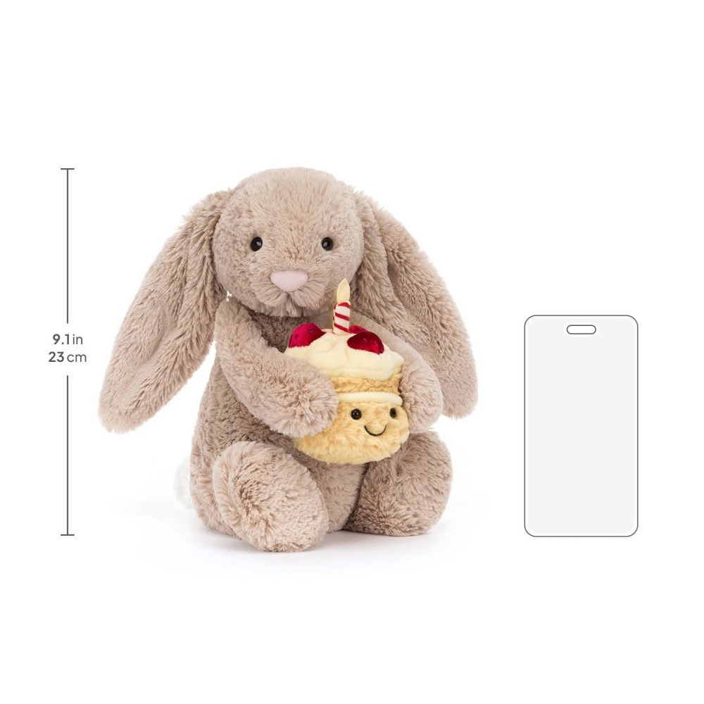 Jellycat 生日蛋糕兔子 玩偶 保證正品-細節圖5