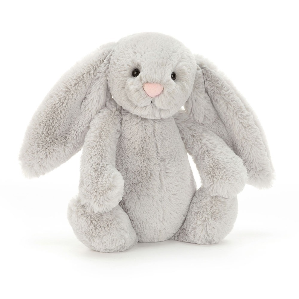 Jellycat 23公分高 淺灰色 銀灰色 兔子 玩偶 保證正品-細節圖4