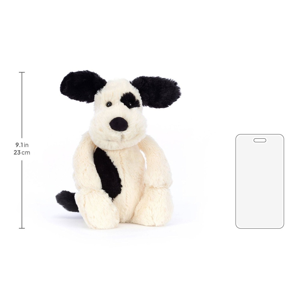 Jellycat 23公分黑白狗玩偶-細節圖2