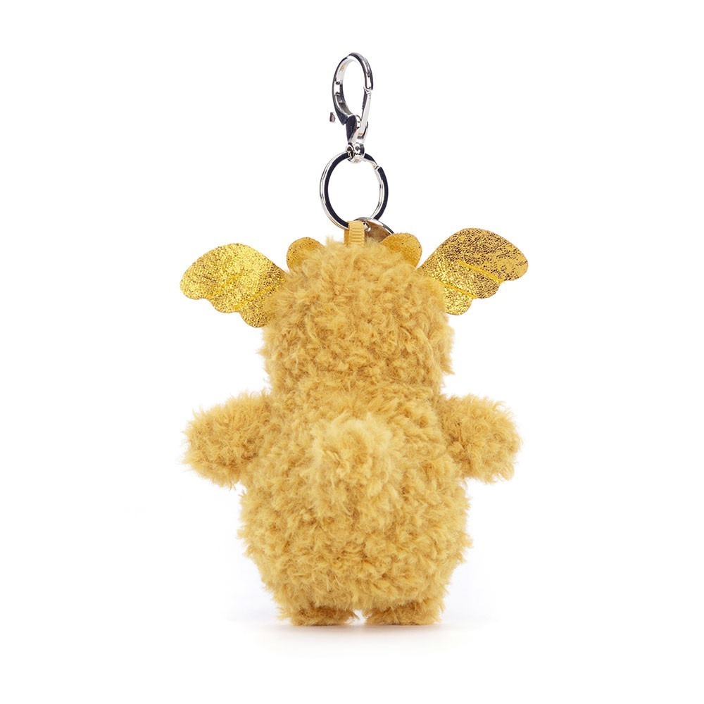 Jellycat 金色小龍 吊飾 保證正品-細節圖3