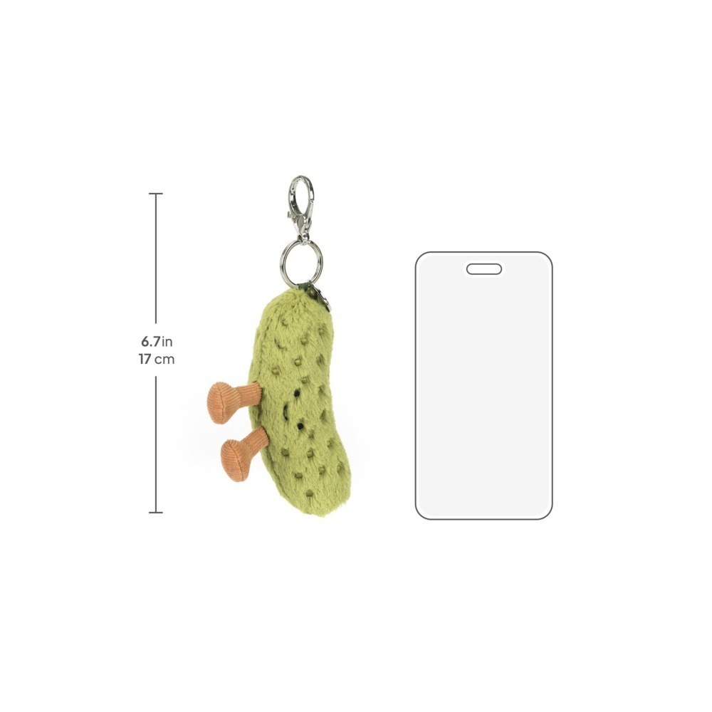 Jellycat 酸黃瓜 吊飾 保證正品-細節圖2