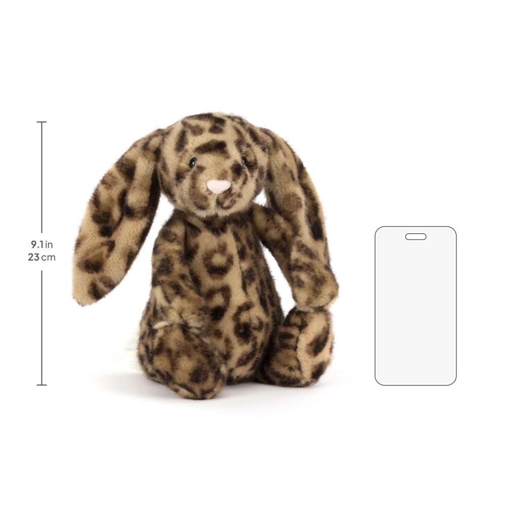 Jellycat 23公分高 會員限定金標豹紋兔子 玩偶 保證正品-細節圖6