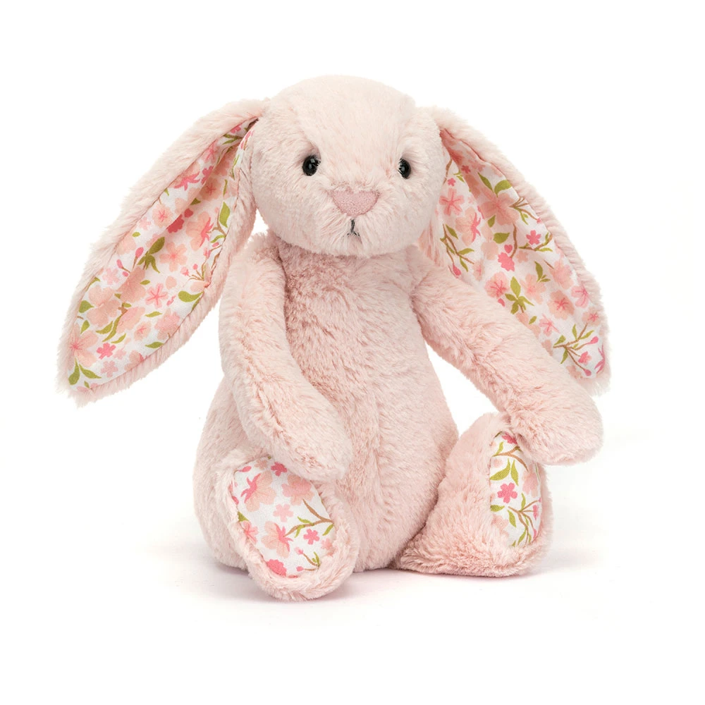 Jellycat 23公分高 淡粉色碎花兔子 玩偶 保證正品-細節圖5