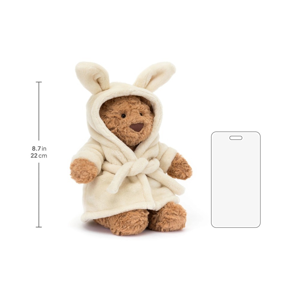 (預購)Jellycat 22公分高 浴袍熊 玩偶 保證正品-細節圖6