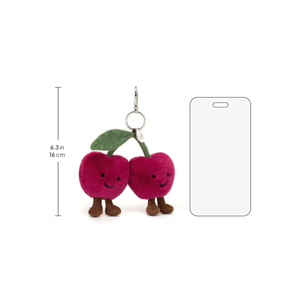 Jellycat 櫻桃 吊飾 保證正品-細節圖5