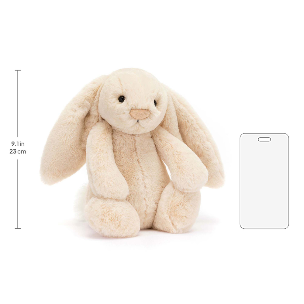 Jellycat 23公分高 金標 Willow香檳玫瑰 兔子 玩偶 保證正品-細節圖3