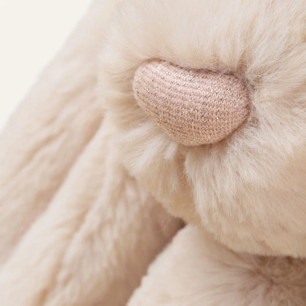 Jellycat 23公分高 金標 Willow香檳玫瑰 兔子 玩偶 保證正品-細節圖5