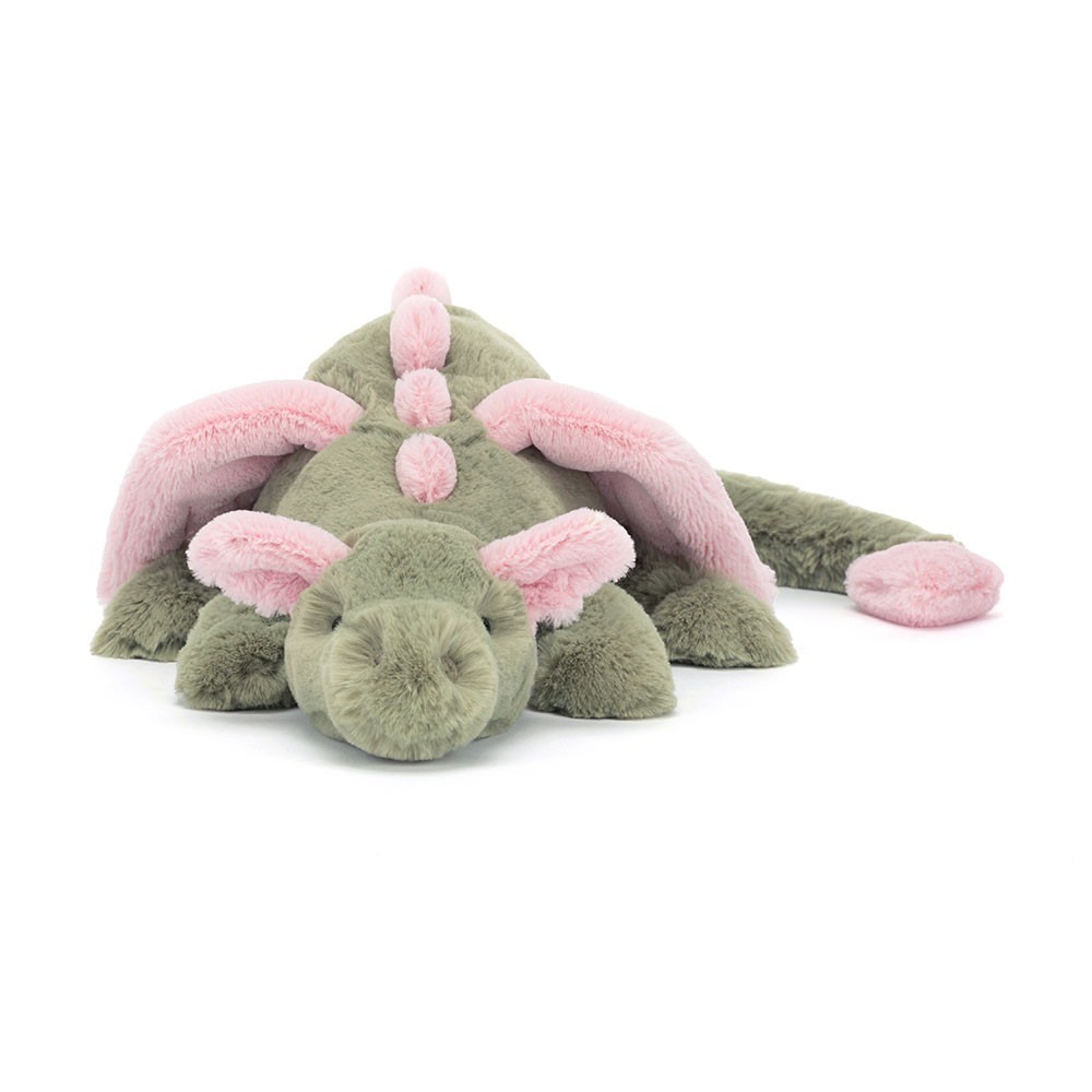 Jellycat 50公分長 抹茶龍 玩偶 保證正品-細節圖2
