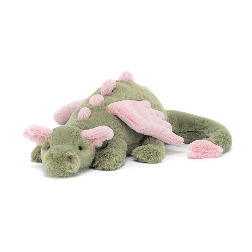 Jellycat 50公分長 抹茶龍 玩偶 保證正品-細節圖4