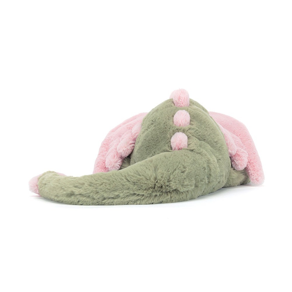 Jellycat 50公分長 抹茶龍 玩偶 保證正品-細節圖5