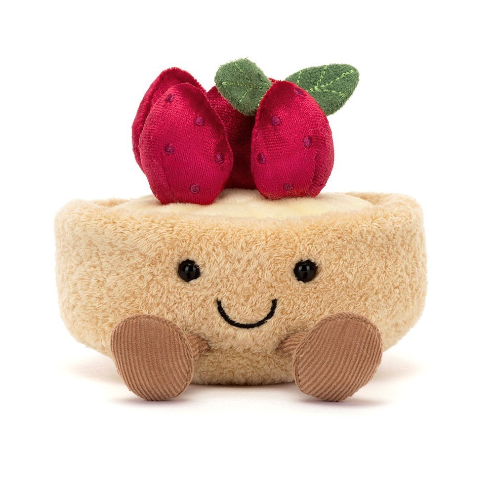 Jellycat 8公分高 草莓塔 玩偶 保證正品-細節圖3