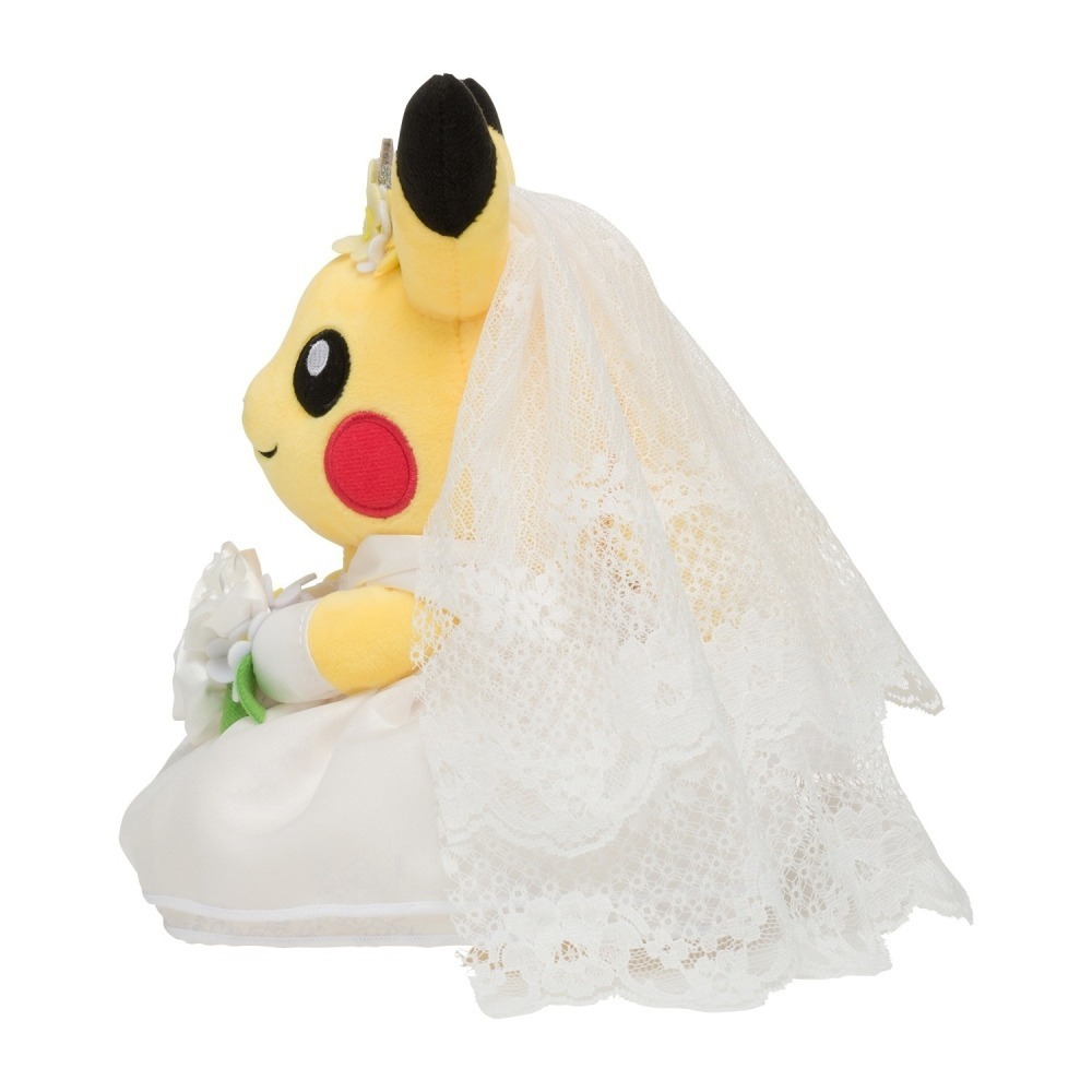 英國寶可夢中心代購 結婚皮卡丘 新娘 新郎 婚紗 禮服 結婚 Pokemon Garden Wedding-細節圖5