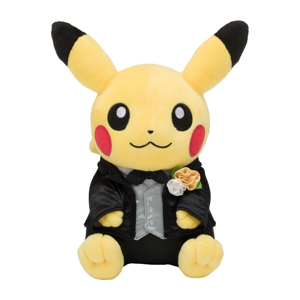 英國寶可夢中心代購 結婚皮卡丘 新娘 新郎 婚紗 禮服 結婚 Pokemon Garden Wedding-細節圖6