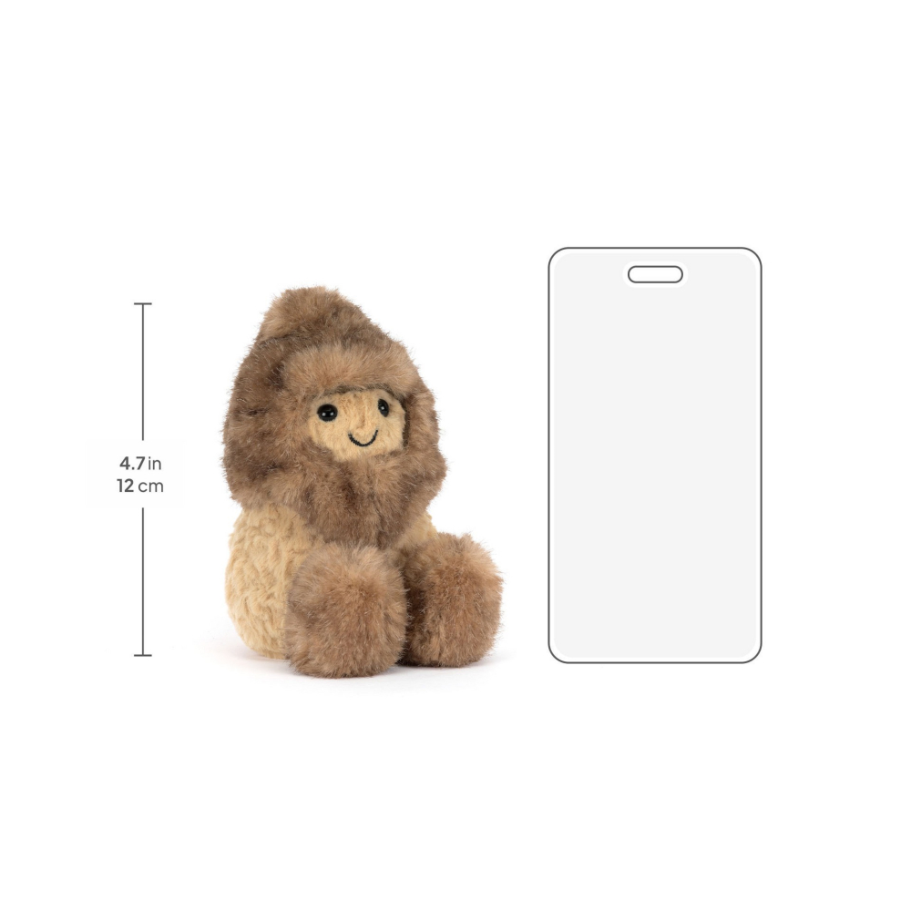 Jellycat 12公分高 雪怪花生-細節圖3