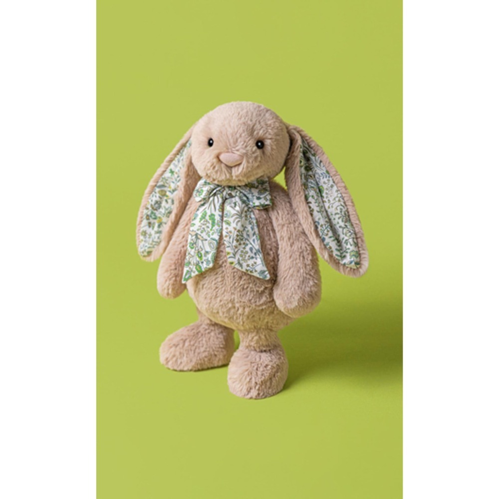 Jellycat 23 公分高 英國百貨Liberty 聯名款 Shepherdley 兔子 玩偶-細節圖9