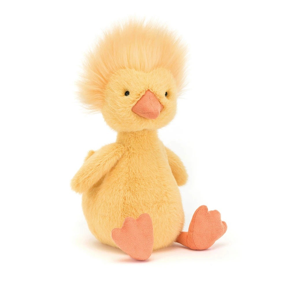 Jellycat 23公分高 爆炸頭鴨子 玩偶 保證正品-細節圖5