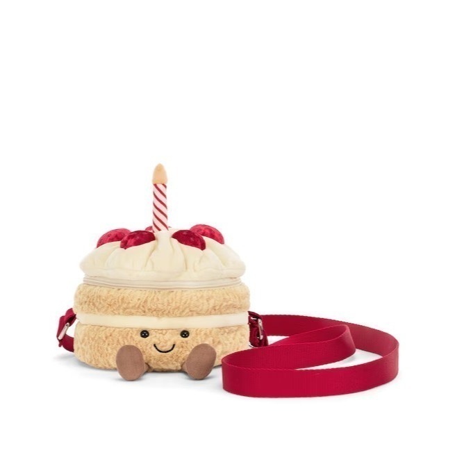 Jellycat 草莓蛋糕包包 保證正品-細節圖7