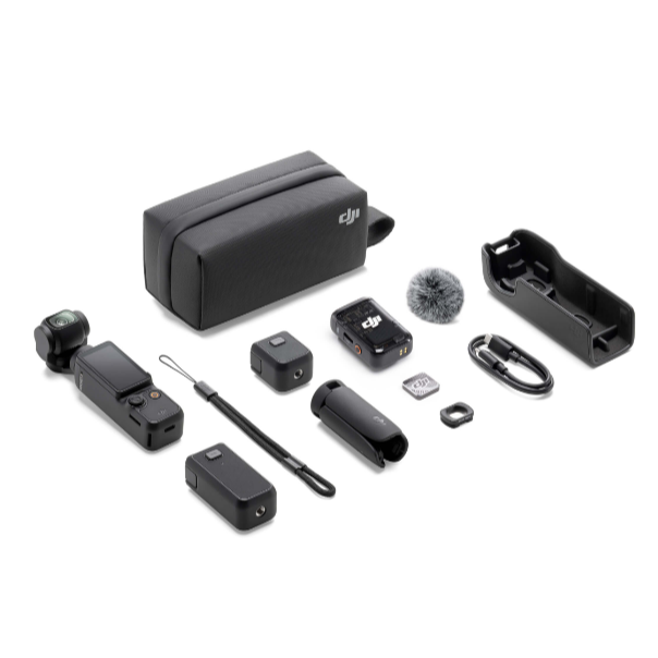 《 DJI 現貨 原廠 公司貨 送 記憶卡》OSMO POCKET3 全能套裝 Vlog 攝影機 人像追蹤 運動攝影機-細節圖2