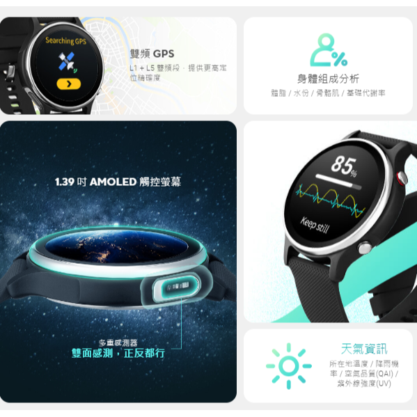 《免運 限時促銷 現貨 即時血氧偵測 》Asus HC-D06 vivowatch 6 健康智慧手錶 運動手錶 智慧手錶-細節圖2