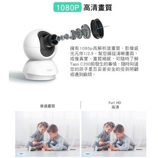 《 tp-link 原廠 公司貨 可動 》Tapo C200 高畫質 家庭安全防護 WiFi 攝影機 監視器 攝像頭-細節圖7