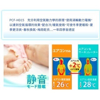 《 日本 IRIS 現貨 免運 左右擺頭 適用4坪 》PCF-HD15 空氣對流 對流 循環扇 風扇 電扇 省電 靜音-細節圖4