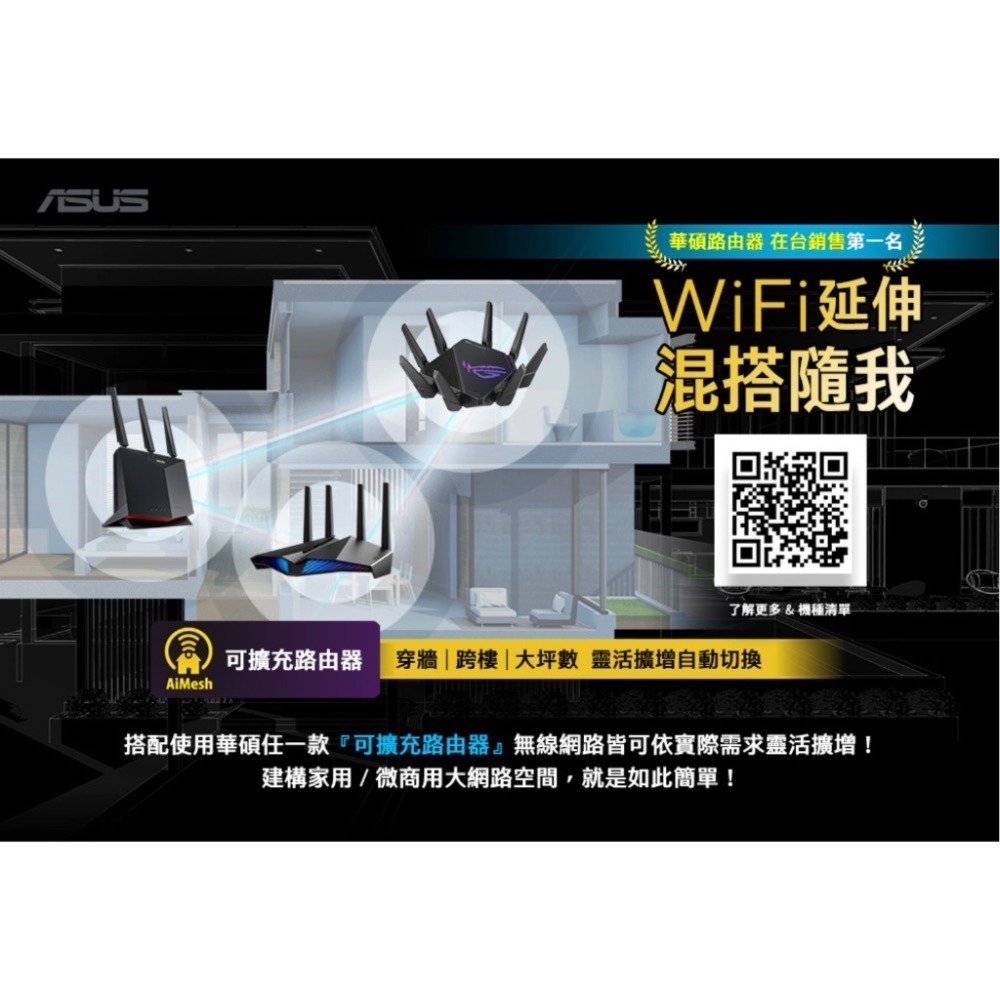 《 ASUS 送網路線 原廠 電競等級 》TUF Gaming AX4200 雙頻 WiFi 6 高效能 無線 路由器-細節圖5