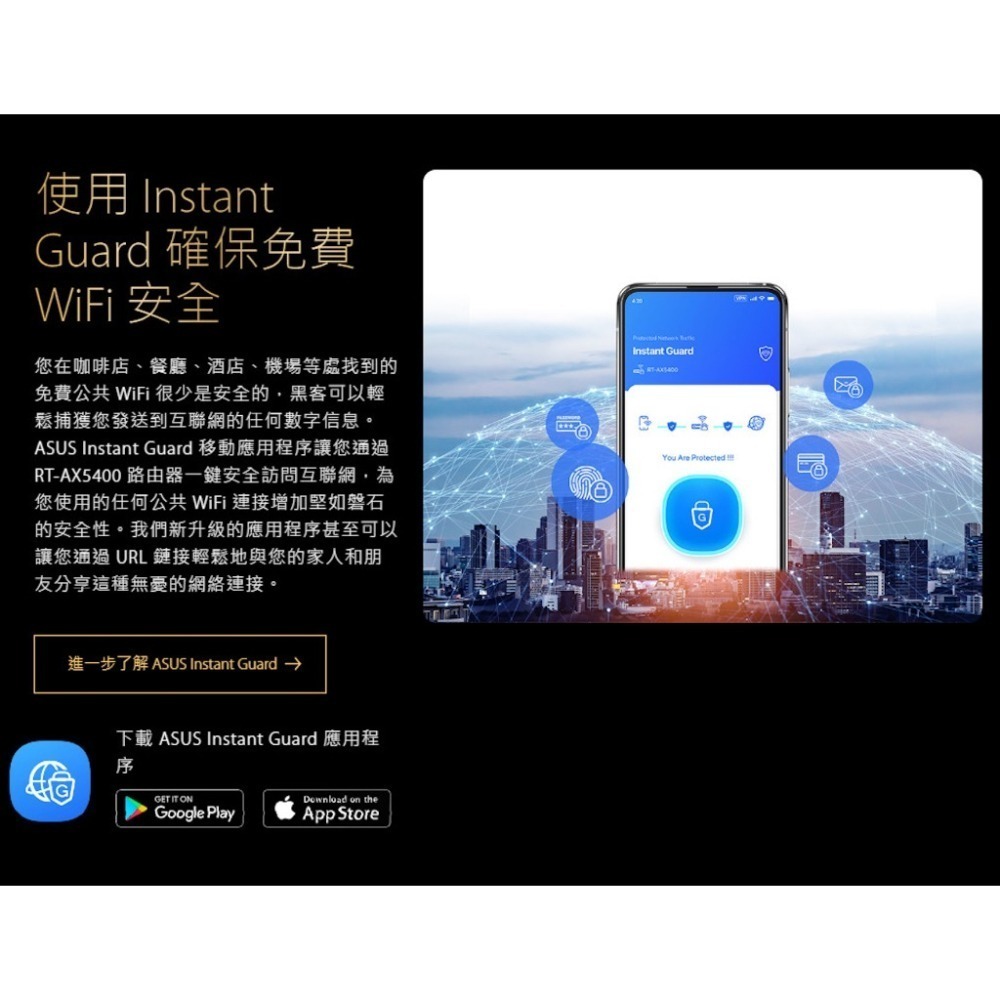 《 ASUS 送網路線 原廠 》RT-AX5400 AX5400 雙頻 WiFi 6 電競 無線 路由器 遊戲-細節圖5