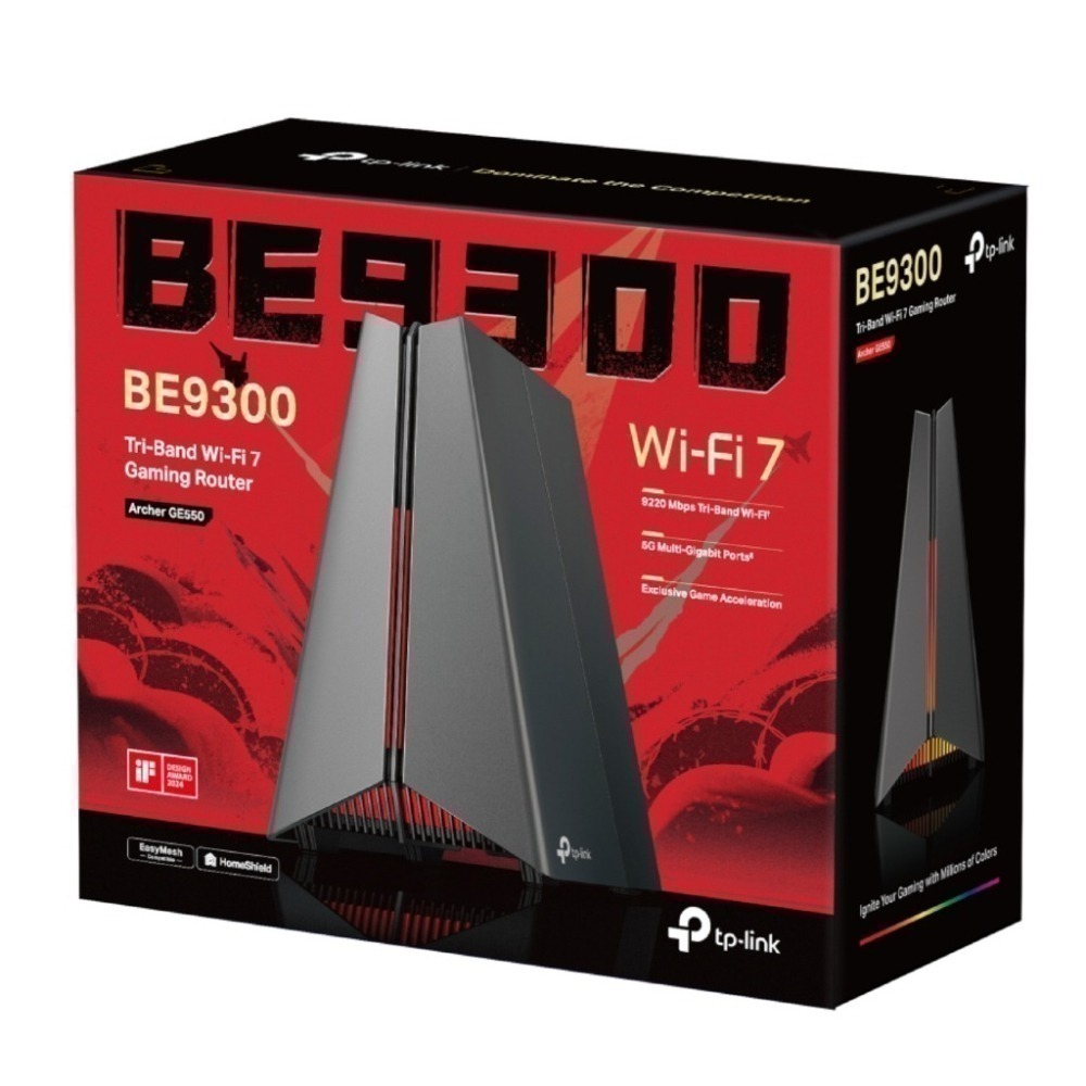 《tp-link 免運 公司貨 電競》Archer GE550 BE9300 三頻 WiFi 7 路由器 無線 分享器-細節圖9