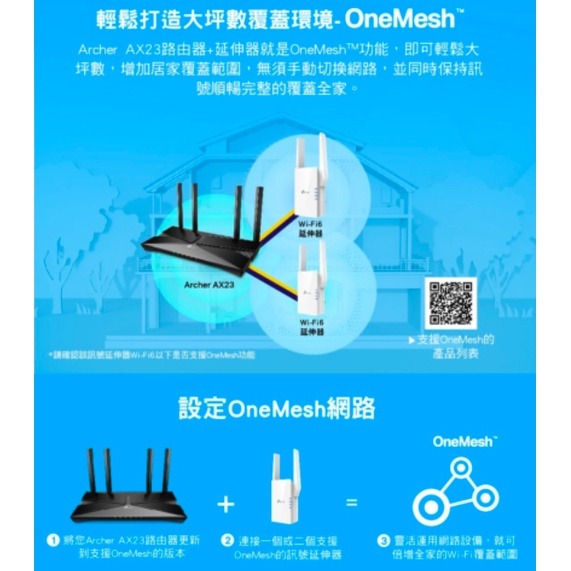 《tp-link 免運 公司貨 》Archer AX23 AX1800 雙頻 WiFi 6 路由器 無線分享器 分享器-細節圖8