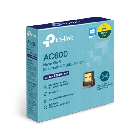 《 tp-link 原廠 公司貨 網卡 藍牙 4.2 》Archer T2UB Nano AC600 USB 無線網卡-細節圖6