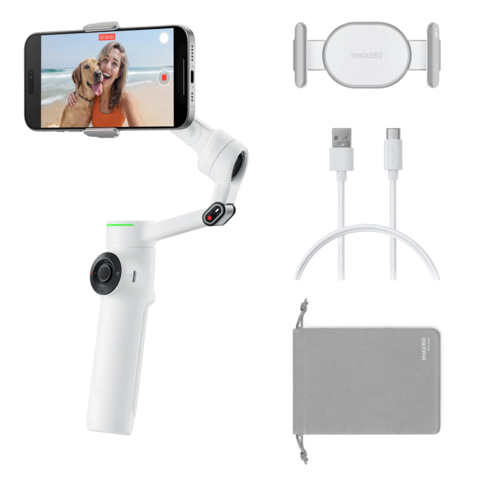 《 Insta360 影石 現貨  原廠》Flow 2 Pro 手機 三軸穩定器 自拍 穩定器 自拍桿 腳架 運動相機-規格圖1