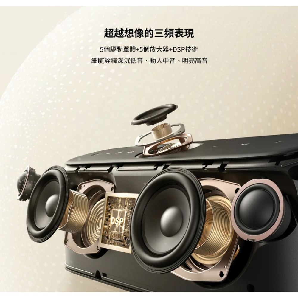 《 SoundCore anker 免運 原廠 公司貨 》Motion X600  防水 重低音 藍牙喇叭 喇叭-細節圖5