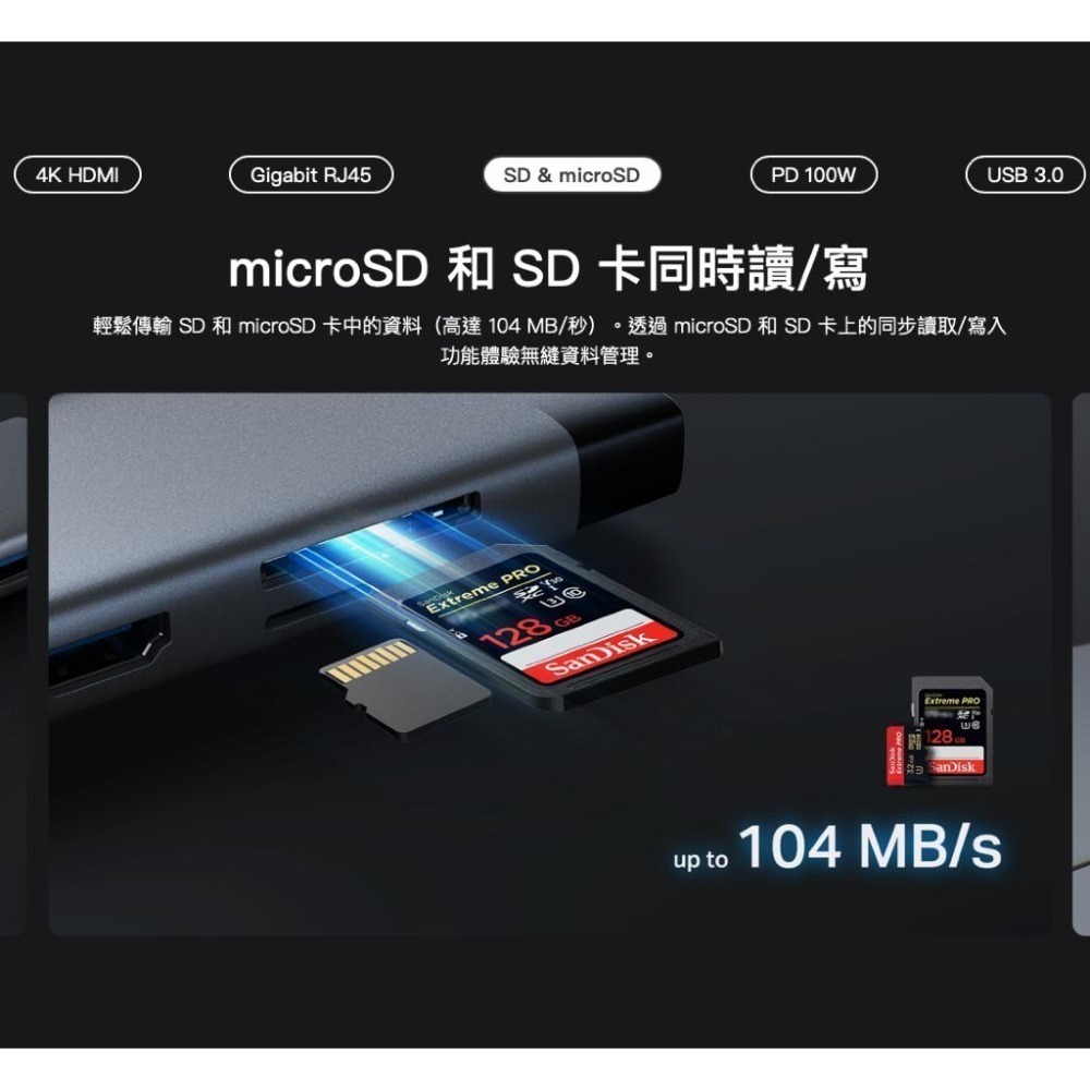 《 tp-link 4K HDMI 9合1  》UH9120C USB Type-C 9埠 集線器 HUB 隨插即用-細節圖5