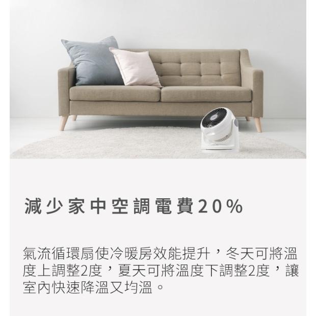 《 日本 IRIS 免運 左右擺頭 適用7坪 》PCF-HD18 空氣對流 對流 循環扇 風扇 電扇 省電 靜音-細節圖4