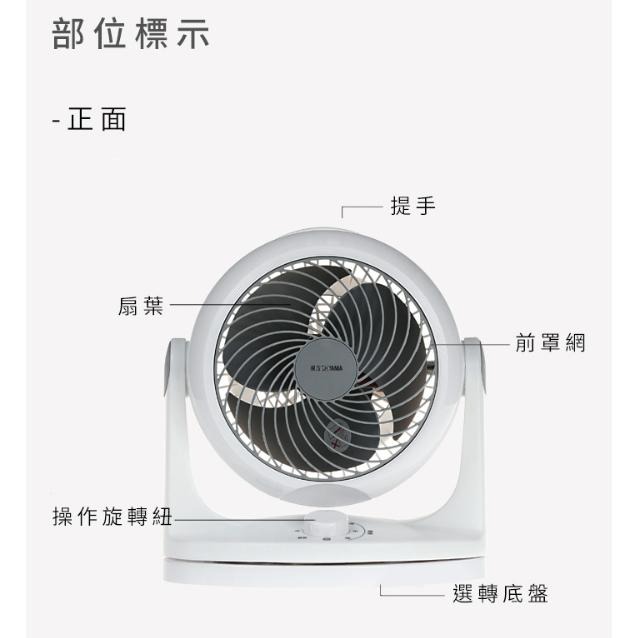 《 日本 IRIS 免運 左右擺頭 適用7坪 》PCF-HD18 空氣對流 對流 循環扇 風扇 電扇 省電 靜音-細節圖7