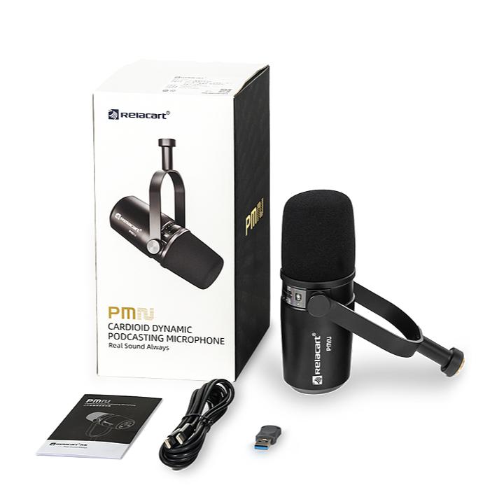 《 免運 現貨 台灣出貨 附發票 》Relacart 力卡 PM2 動圈式 錄音 播客 直播 麥克風-細節圖5