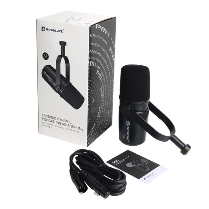 《 免運 現貨 台灣出貨 附發票 》Relacart 力卡 PM1 動圈式 錄音 播客 直播 麥克風-細節圖5