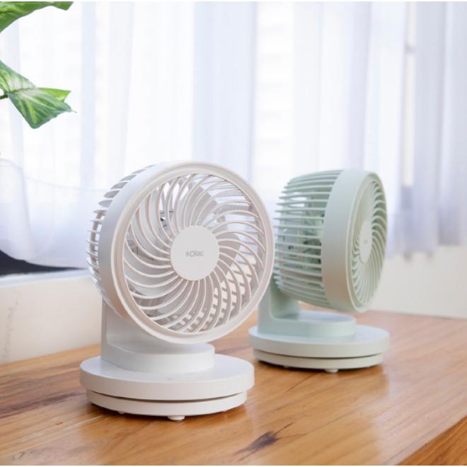 《 交換禮物 台灣出貨 現貨 》solac SFA-F01 6吋 USB DC 無線 行動風扇 電風扇 循環扇-細節圖5