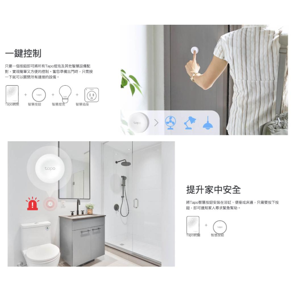 《 tp-link 原廠 公司貨 智慧家電 》Tapo S200B 智慧按鈕 智慧開關 智慧家庭 智能家居-細節圖4