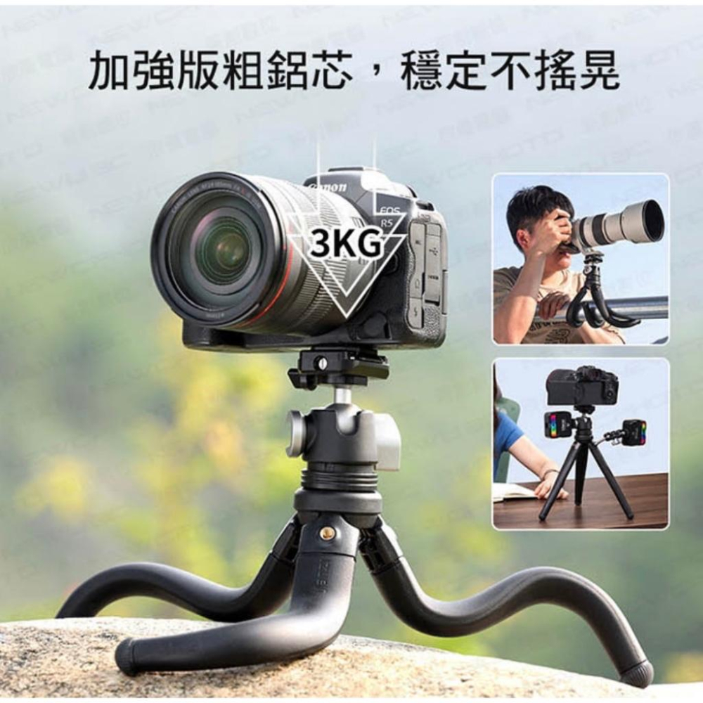 《 Ulanzi 優籃子 Falcam F38 小隼 》MT-68 快拆 章魚 可變形 三腳架-細節圖5