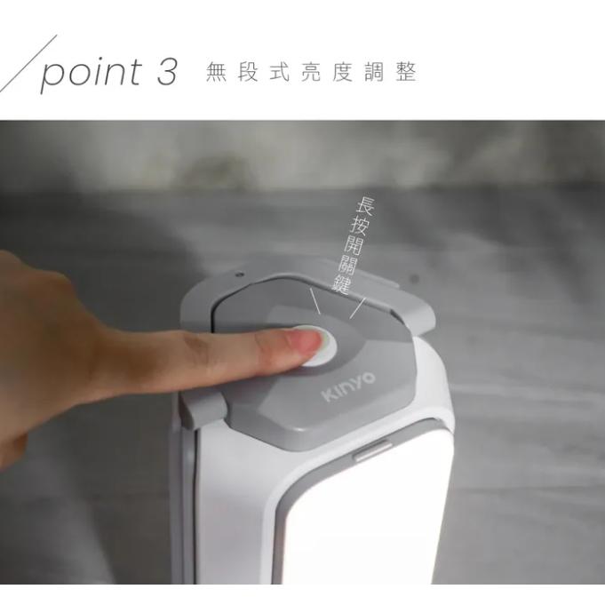 《 免運 現貨 原廠 附發票 保固一年 》KINYO CP-083 USB 掛式 充電式 LED 折疊 露營燈-細節圖8