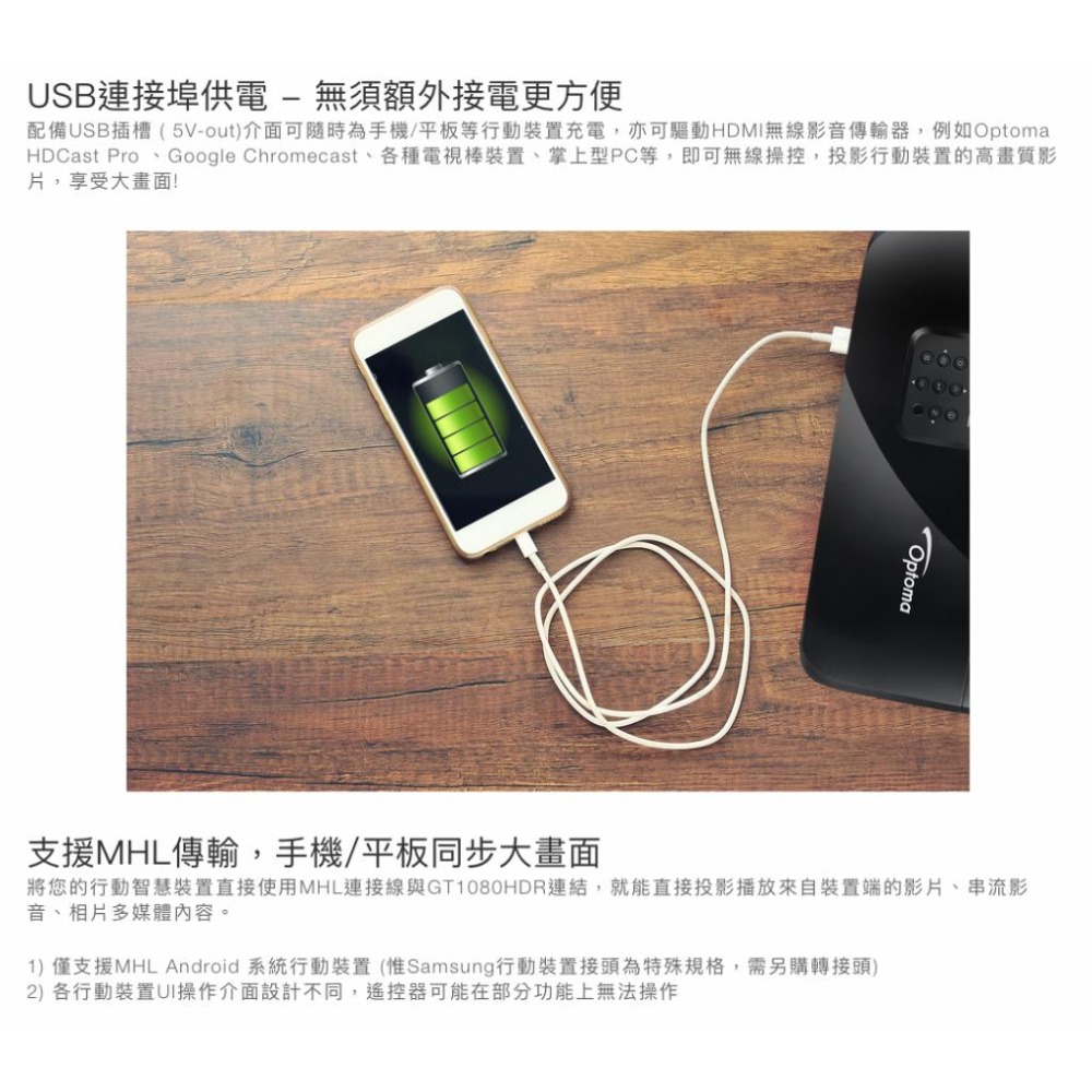 《 免運 原廠 送 HDMI 》Optoma 奧圖碼 EH412ST Full HD 高亮度 短焦 家庭娛樂 投影機-細節圖5